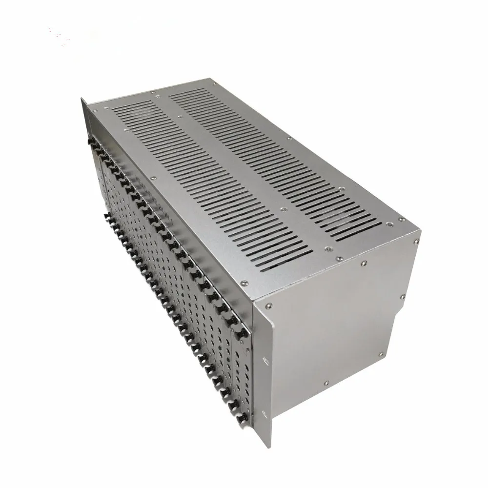 Yatai CATV Analog Headend System hd Mi to Rf Modulator 16 Way Agile Adjacent Cable Tv Rf  Modulator