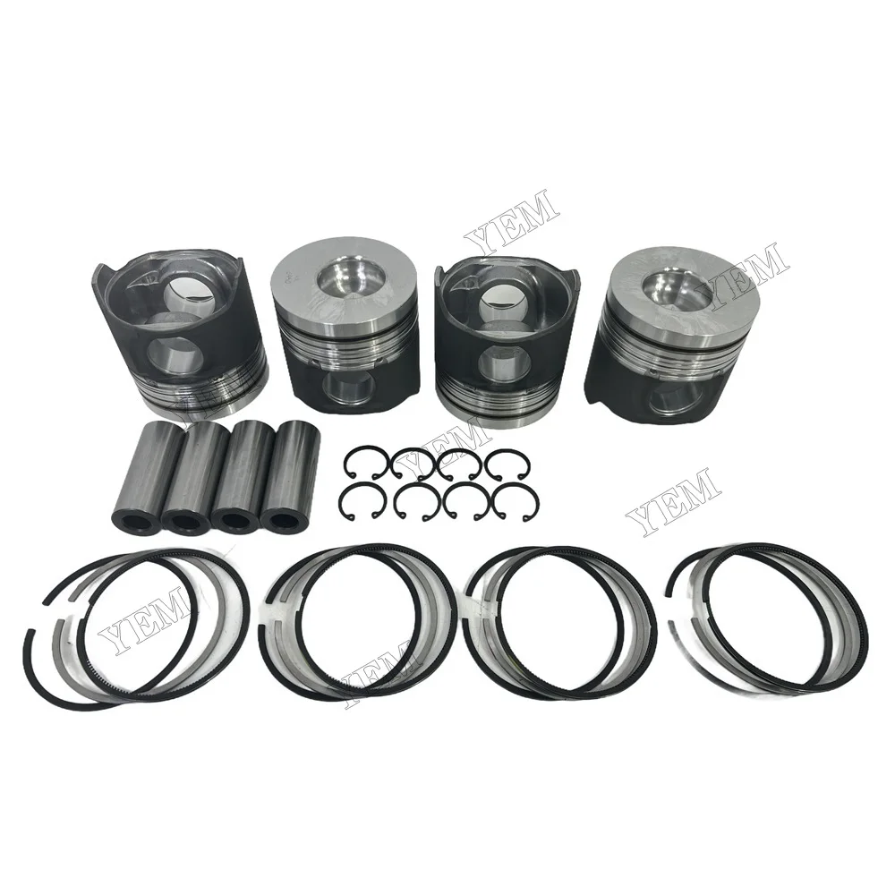 4HE1 Piston Kit W Ring Set For Isuzu Engine Kit