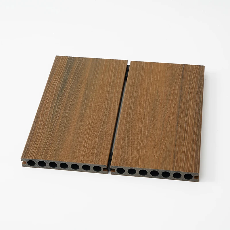New Technology Wpc 3D Embossed Composite Decking Domi Outdoor WPC Decking WPC Hollow Decking