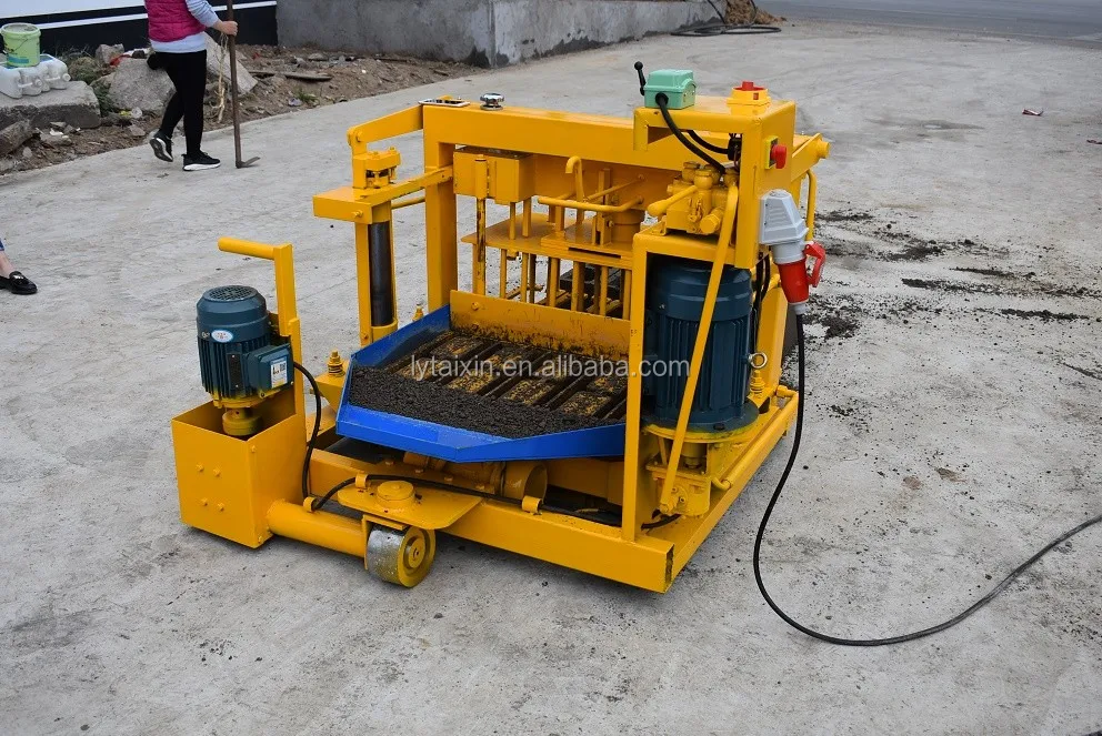 QMY4-30 Mobile Manual Concrete Block Making Machine Zhauns Machines in South Africa Turkey Price Hydraform Brick Making Machine