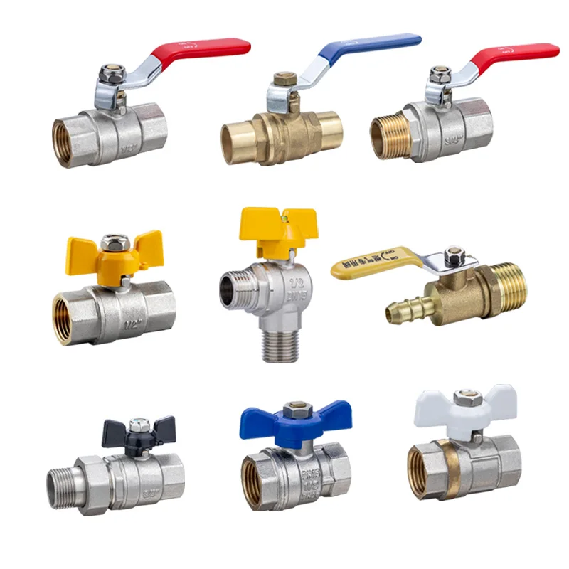 TMOK OEM Manual Forged Brass Full Port 1/2"-2" Ball Valve for Oil Gas Water Use