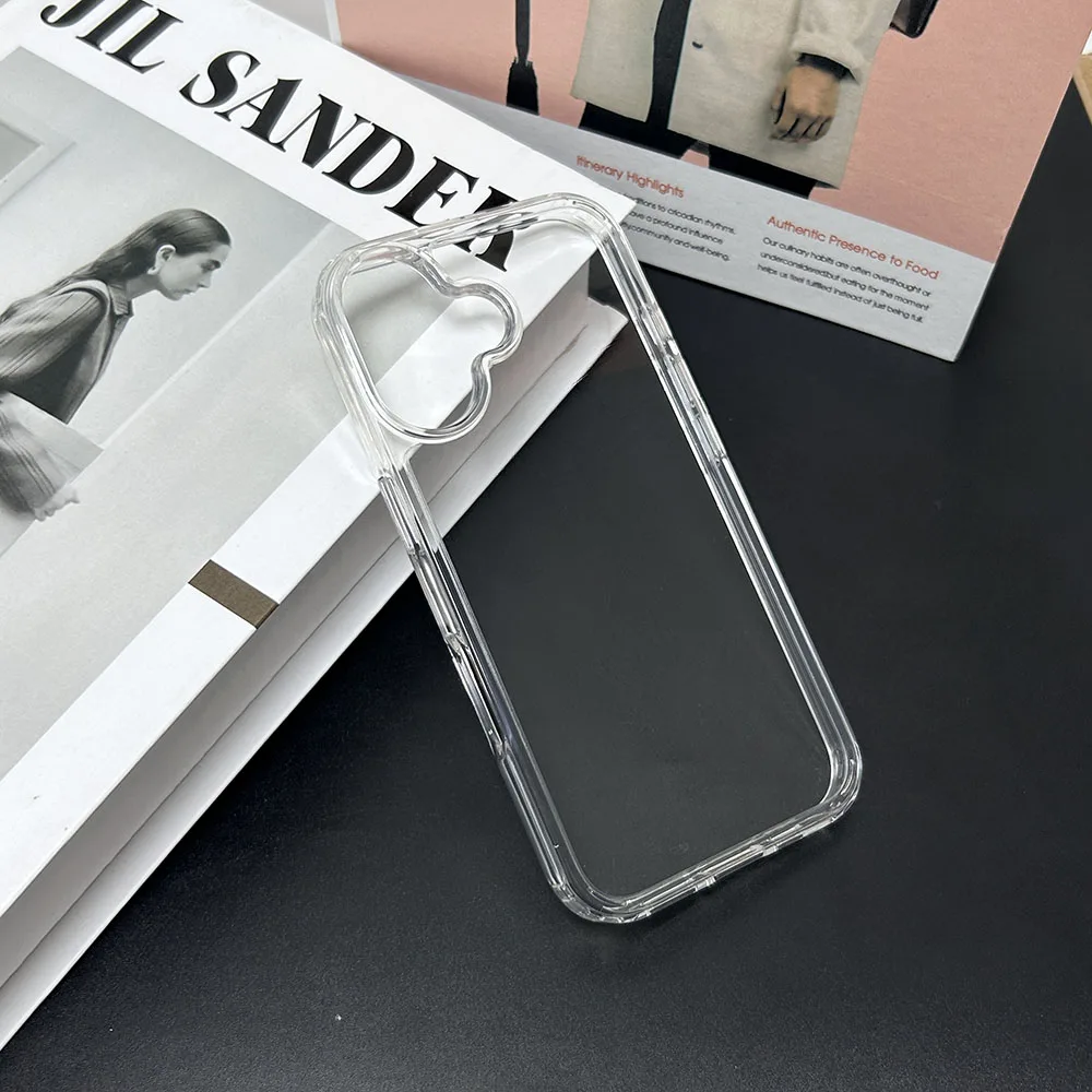 Transparent Phone Cover For Iphone 16 Plus Pro Max 2024 Luxury Cell Case Simple Cases Ins Style Skin Friendly Sjk496 Laudtec