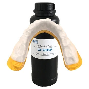 LX-701SP Liquid UV Resin General purpose LCD/DLP 365-405nm 3D Printing Flexible jaw pad Dental Resin