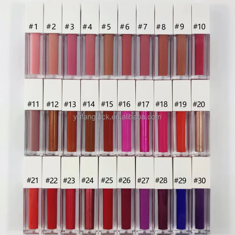 Custom Logo Matte Liquid Lipstick Smooth Lip Stick Long Lasting Lip ...