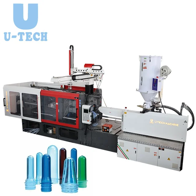 factory price 550 tons high quality pet water drinking bottle preforms covers making machine plastic injection molding machine
