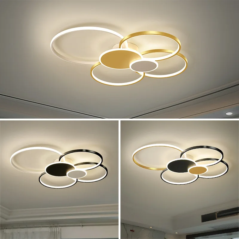 MEEROSEE White Flower Flush Ceiling Light Luminaire Bedroom Ceiling Light MD87157