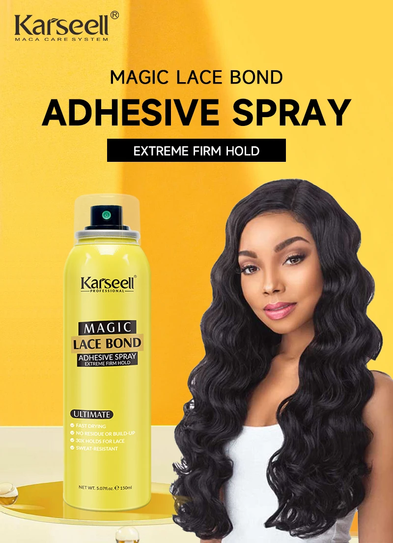 New Arrivals Private Label Aerosol Tank Strong Hold Wig Melting Spray