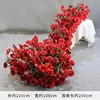 2.1 เมตร ใบวิลโลว์สีแดง ดอกออสตินน้ำตก พร้อมถ้วยดูด