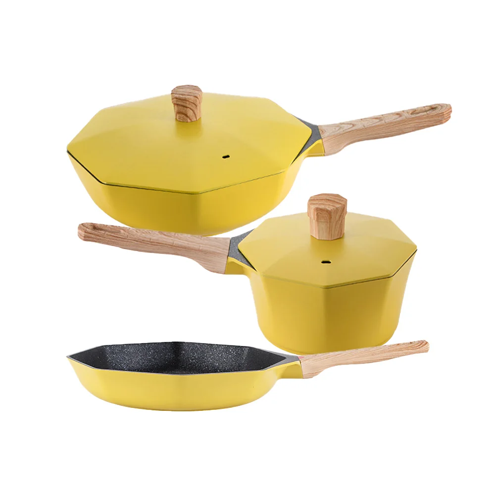 Aluminum Cookware Sets Frying Pan Mold Custom Cast Pot Set Mould Manufacture for Cooking Pot