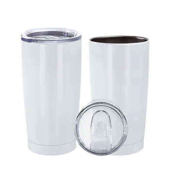 USA Warehouse 20 Oz Vacuum Insulated Sublimation Stainless Steel Tumbler Double Wall Car Tumbler Travel Mug