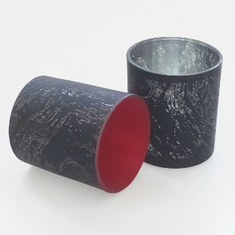 Wholesale Luxury Custom Empty Matte Black Candle Holder