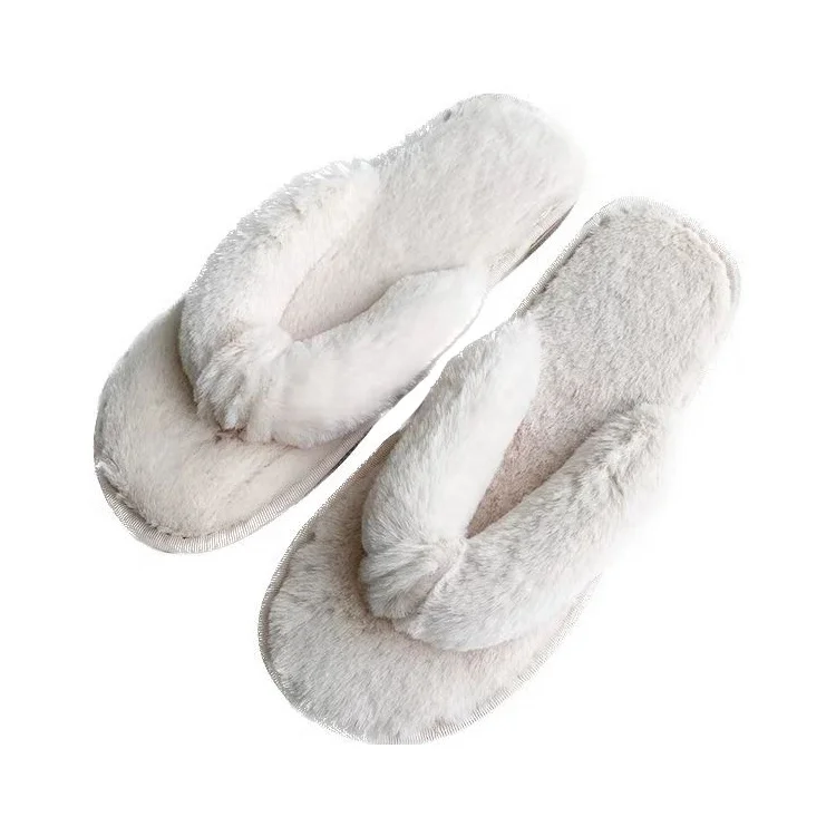 FOLOBE Pelliccia Sintetica Da Donna Pantofole Antiscivolo Piatte - Foto 11