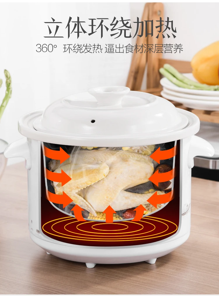 white electric ceramic cooker