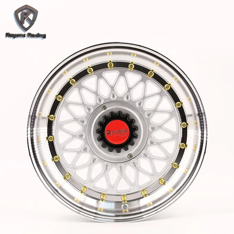 DM686  Deep Dish Machine Lip Silver 15 Inch 4X100 Alloy Wheel Rim