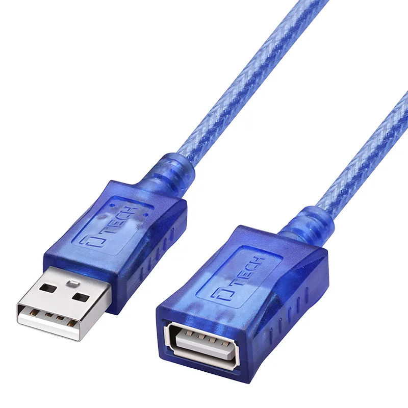 High Speed 1.8M USB 2.0 Cable Female-Male Data Transfer 30V AC Gold-Plated USB Cable for Computer Notebook Printer
