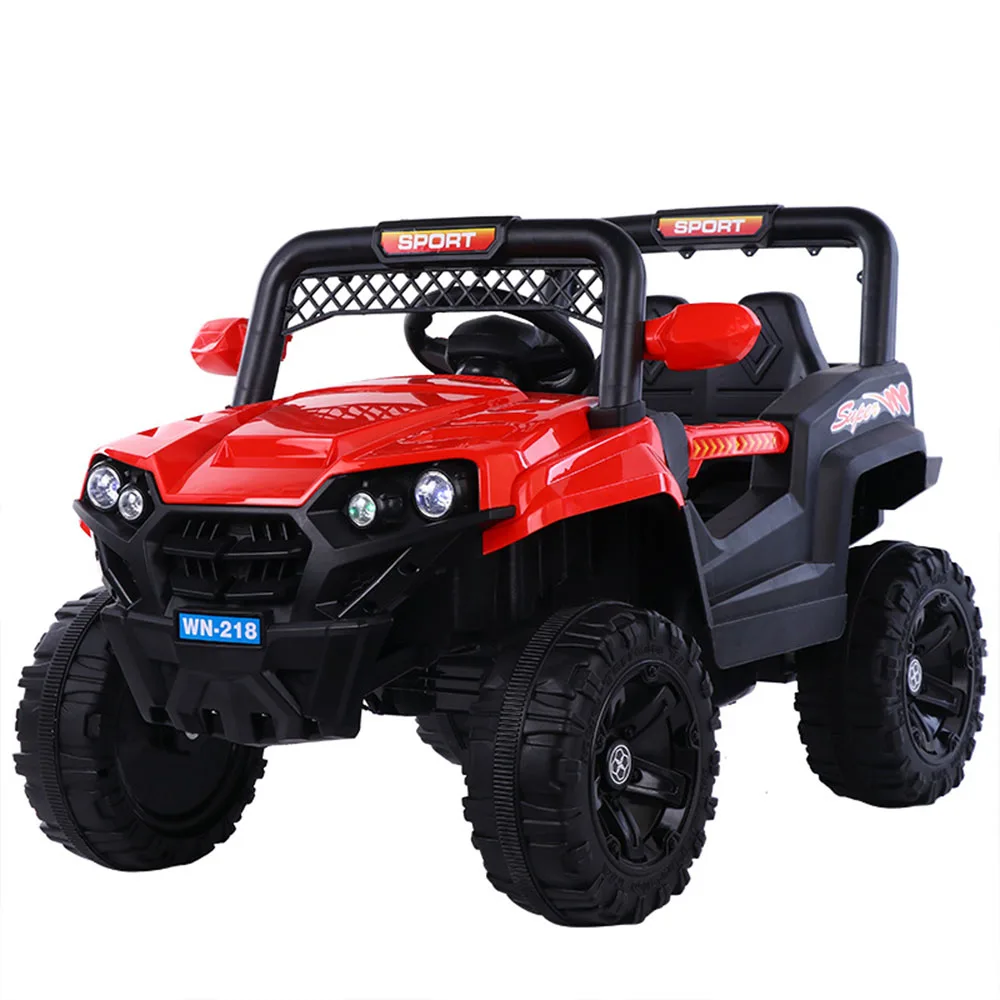 Oversized Children Electric Four Wheel Ride on Rocking Rechargeable Battery-Powered Remote Control Road Toy Car for 2 4 Years