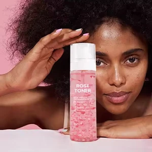Hydrating Soothing Rose Water Face Toner Ceramide Gentle Pore-Minimizing Redness-Calming Toner for Sensitive & Dry Skin