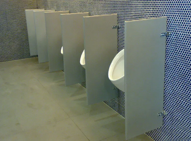Commercial Hpl Toilet Hpl Urinals Toilet Cubicle Partition Public Hpl