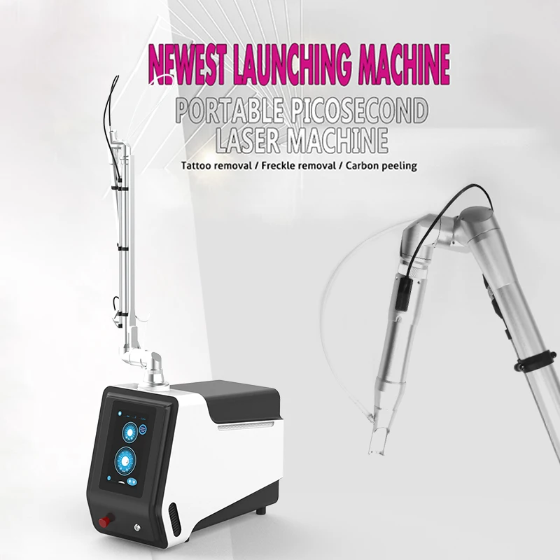 Beauty Salon Q Switched Nd Pigment Treatment Tattoo Removal Freckles Removal Picosecond Machine