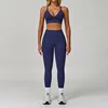 Set reggiseno blu scuro + Leggings