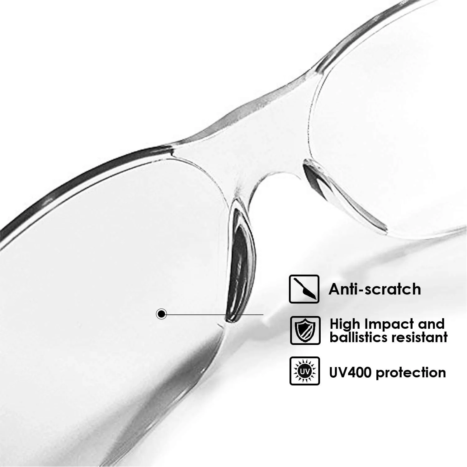 Ant5ppe Safety Glasses Highimpact Fashionable Protective Z87.1