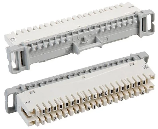 Telephone cable connectors krone 10 pairs terminal block rj11 ...