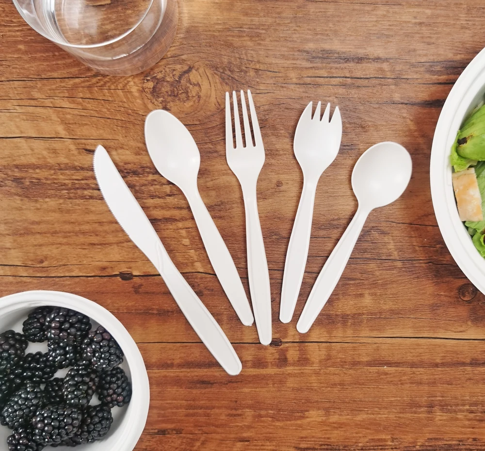 Wholesale Price for Eco-Friendly Cornstarch Cutlery Set