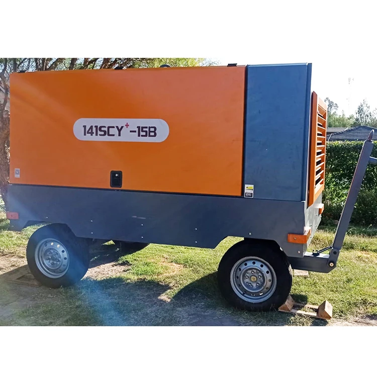 25 bar High Pressure air Compressor air Compressor Drilling Machine Mobile air Compressor