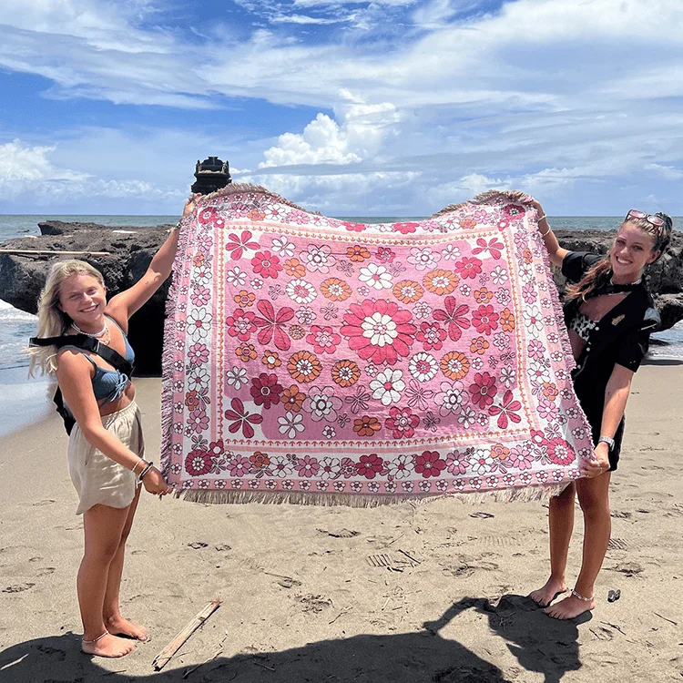 Изготовленное на заказ 100% хлопковое Тканое одеяло гобелен богемное одеяло