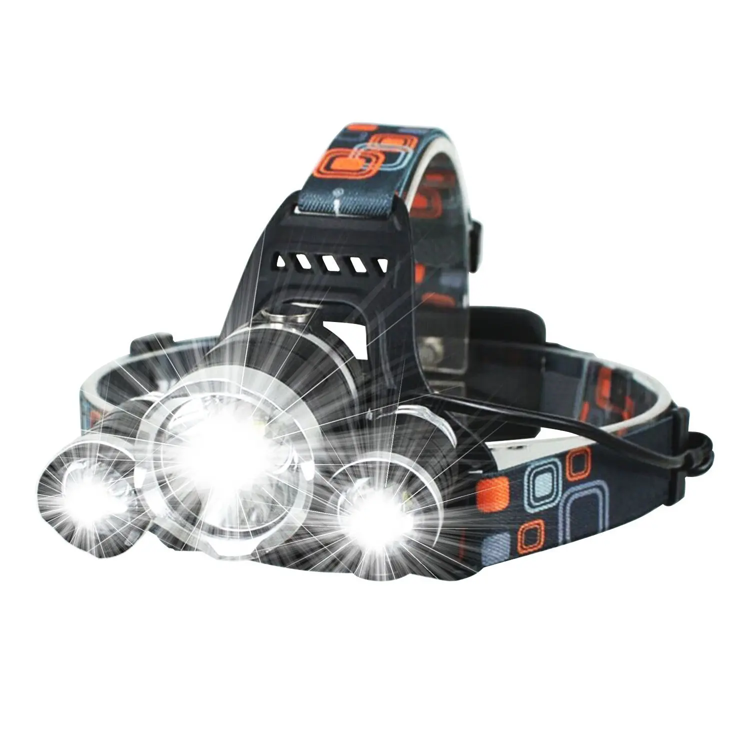 Portable Wholesale Powerful Waterproof USB Zoom Rechargeable Head Lamp Four Modes Led Head Lamp Torch Headlamp