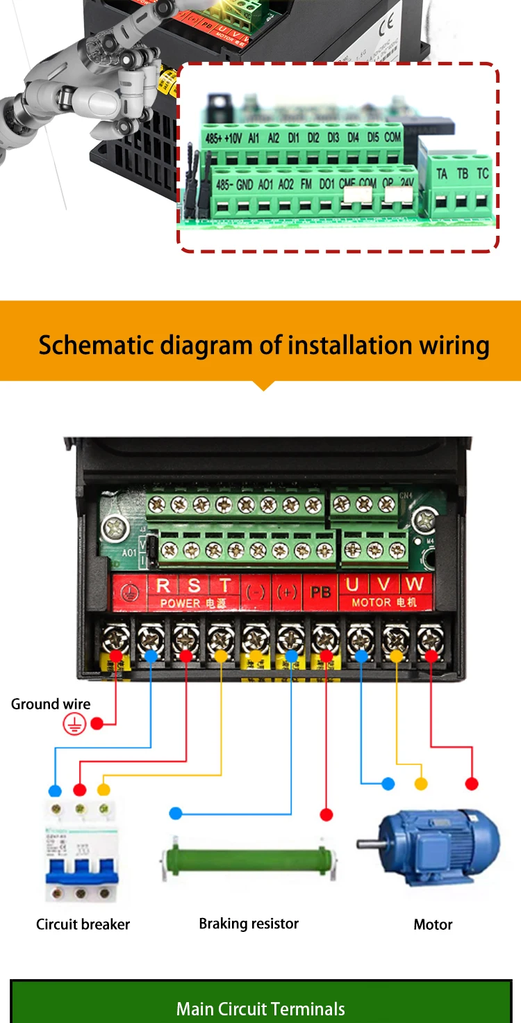 380v 15kw Hl750 Three Phase Inverter Ac Variable Frequency Drive Converter Vfd Buy Frequency 0203