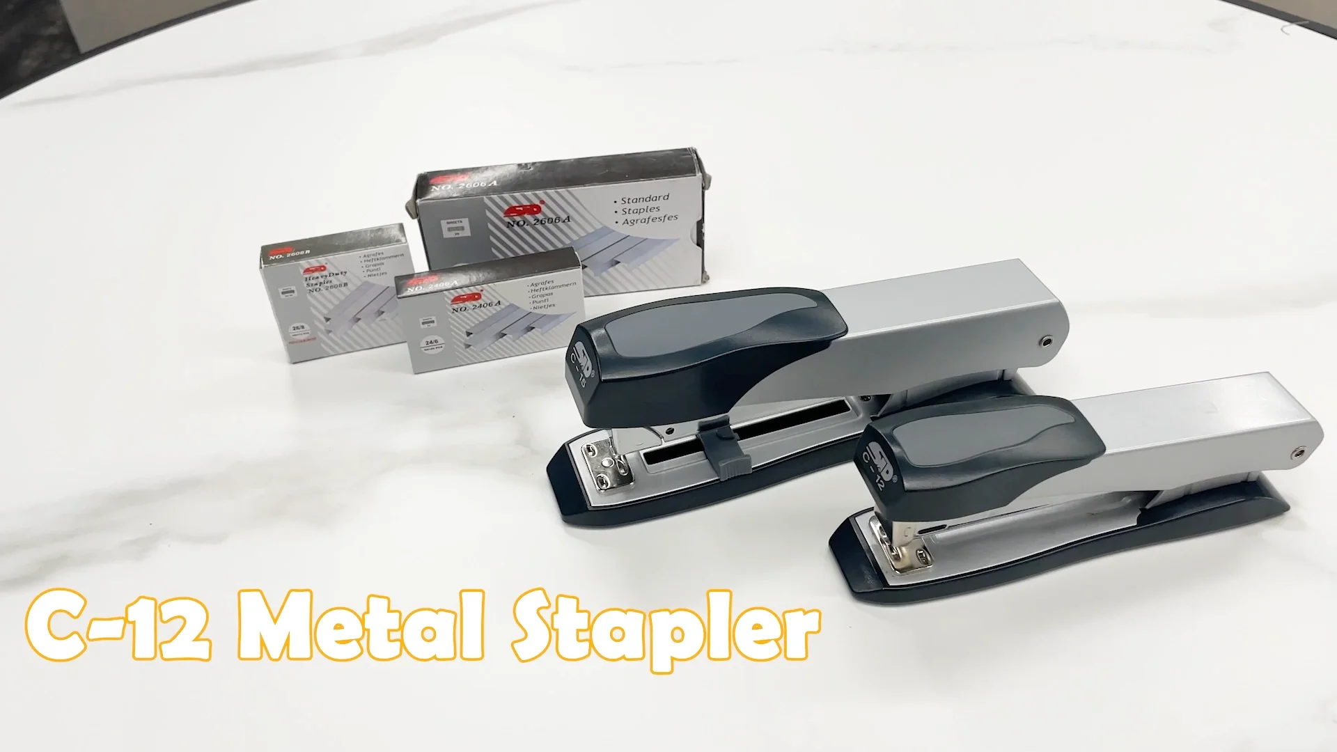 C12 Cheap Price Desktop Standard Office Stapler No.24/6,26/6 Staples