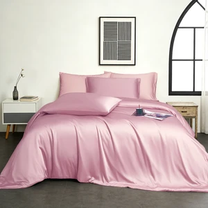 Best Selling Antibacterial Bamboo Fiber Duvet Cover Set Button Closure Deep Pocket Bamboo Duvet Cover for Bedroom