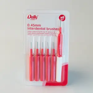 Daily Care New Arrive Oral Hygiene Interdental Brush Bendable Wholesale Customized Dupont Filament Dental Toothbrush Reusable