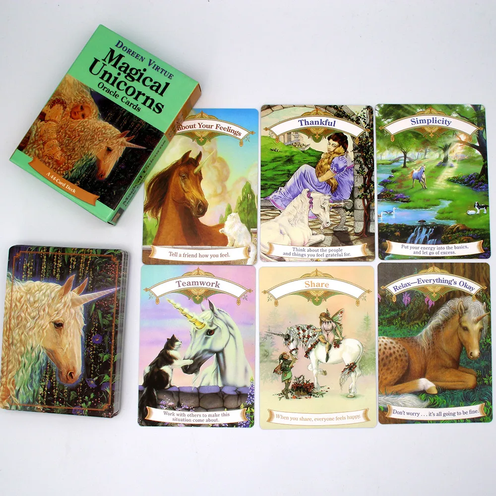 The Magic of Unicorns Oracle Cards: A 44-Card Deck and
