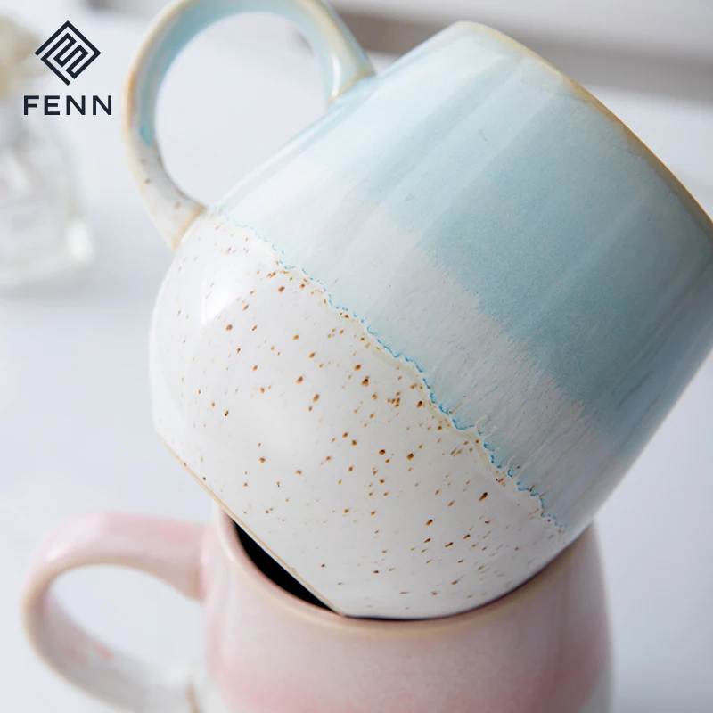 product fenn novelty style gradient reactive glaze pot belly mug large ceramic handmade coffee mugs cup stoneware chubby mug for gift-58