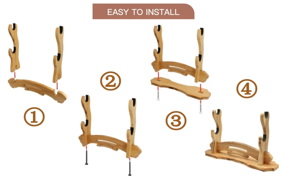 Sword Display Holder - 5-12 Tier Floor Standing Rack for Katana ...