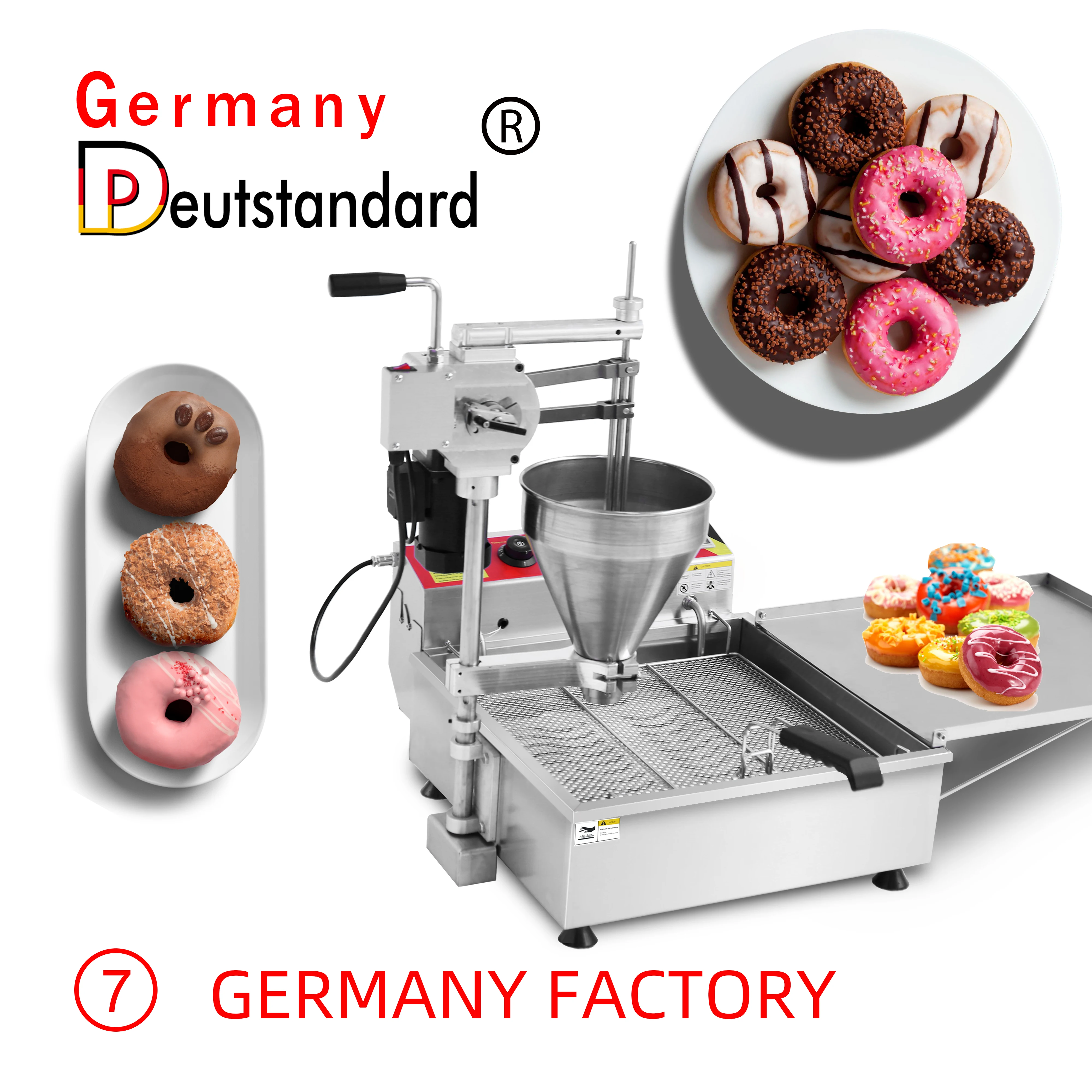 ドイツドイツ標準ポンデリングスタイル電気モチドーナツ製造機CE付き