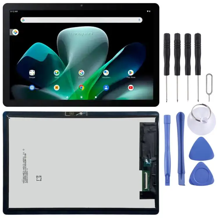 TOUCH SCREEN VETRO SAMSUNG GALAXY Tab A 10.1 SM-T580 SM-T585 BIANCO CON BIADESIVO