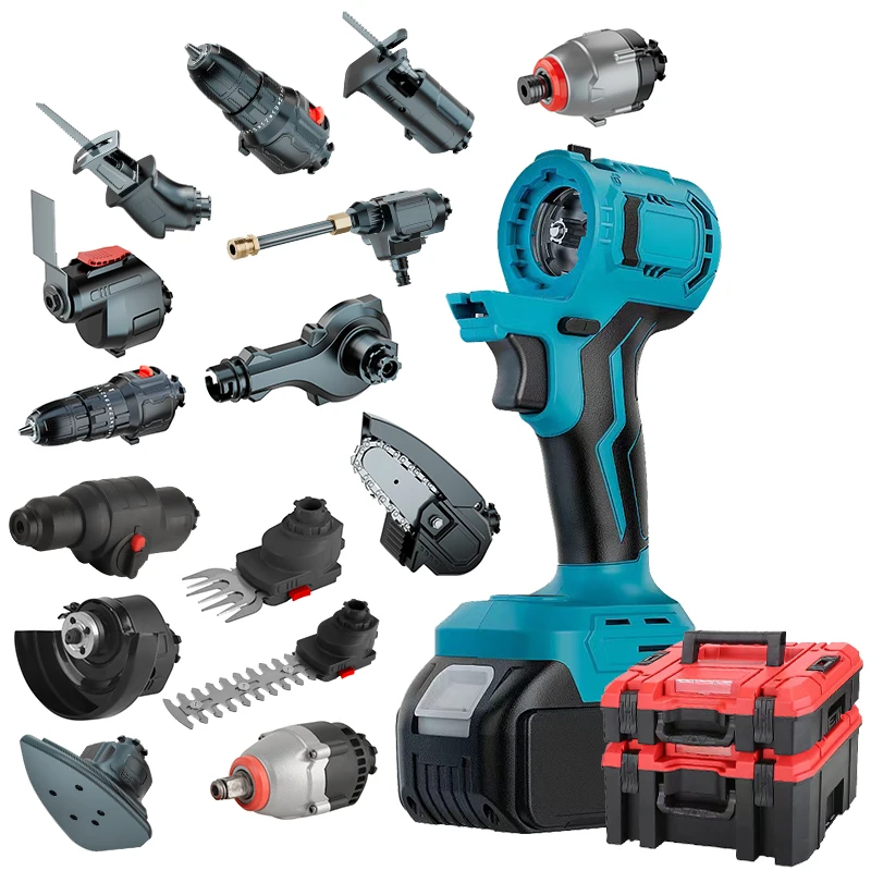 Oem Household 16 In One Tools Kit Battery Power Tools Set 21v Cordless