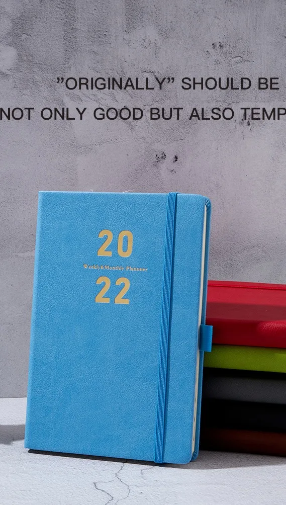 Pu 2022 Daily Planner Notebook 2022 English Schedule 365 Day Daily Plan