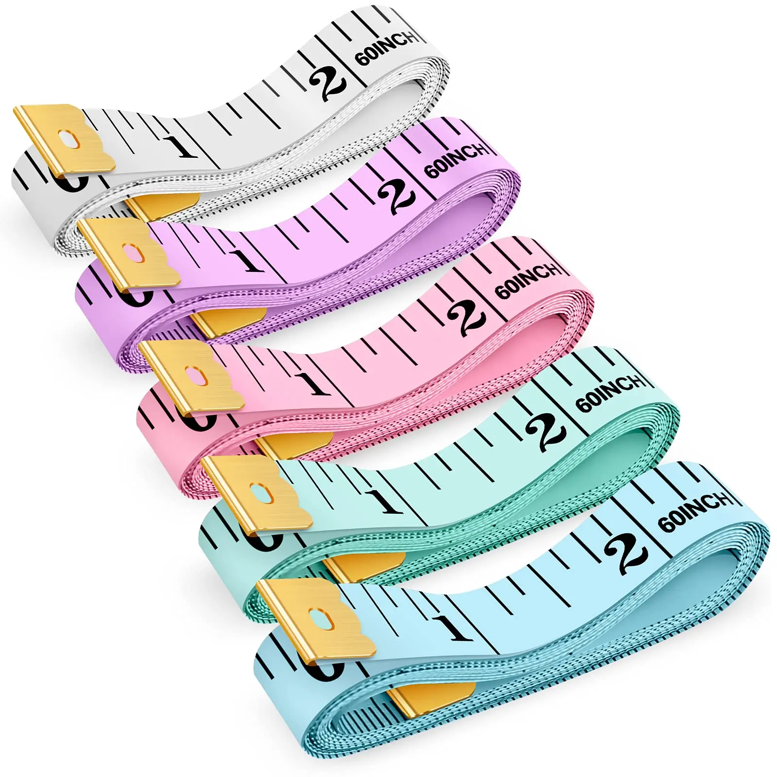 Soft Tape Measure Measuring Tape for Body Measurements,Double Color Double  Scale Tape Measure Body Measuring Tape,Measurement Tape Measurement Sewing  Tailor ,60 Inch/ 150 cm Seamstress Measuring Tape 1Pcs