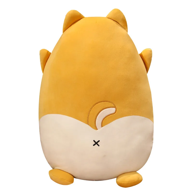 2022 Custom Soft Corgi Ass Plush Toys Cute Fat Peach Ass Pillow Stuffed Animal Toy Sleeping Cushion Pillow Wholesale