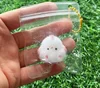 Bolsa de ga-pvc con nariz pequeña de pollo con cuenco de limosna blanca
