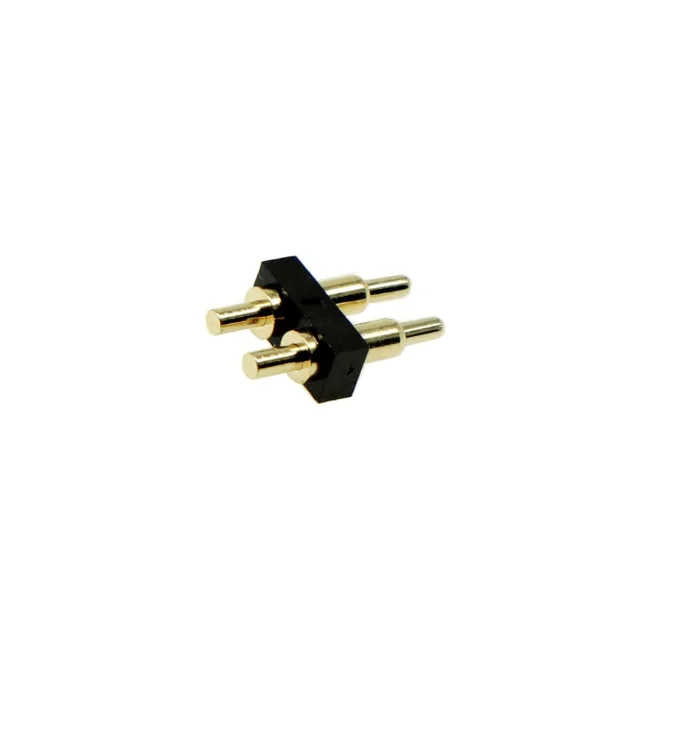 Gold Plated Spring Loaded Thimble Pogo Pin 7.5mm Long Pin Male Spring Pogopin Header Target Connector Through Hold PCB