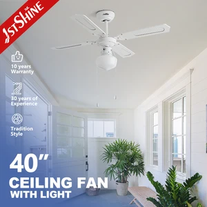1stshine Ceiling Fan Light Factory Sale Traditional DC 6 Speeds Remote Control Ceiling Fan with Light
