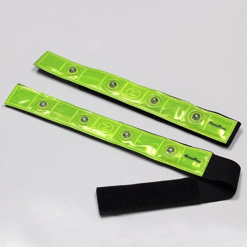 Светодиодная Светоотражающая повязка на руку для бега велоспорта
