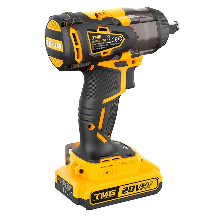 Бесщеточный ударный гайковерт 20V батарея Электроинструмент 1/2