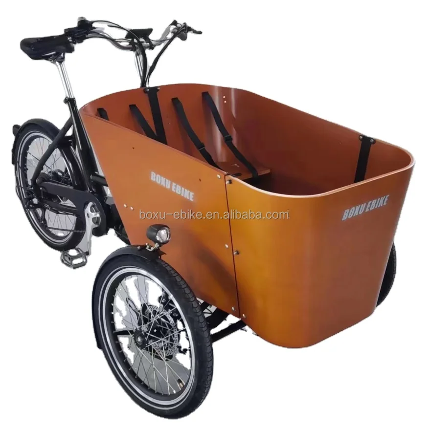 Boxu customized swing balance device 26 inch Electric Cargo Bike/bakfiets/cargobike