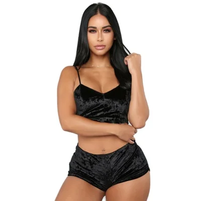 Conjunto De Lencería De 2 Piezas Para Mujer,Top Y Pantalones Cortos,Traje  Sexy,Ropa Interior Para Mujer 2022 - Buy Conjunto De Ropa Interior De Las  Mujeres,Ropa Interior Sexy De Corsé Con Deshuesado,Transparente Sexy